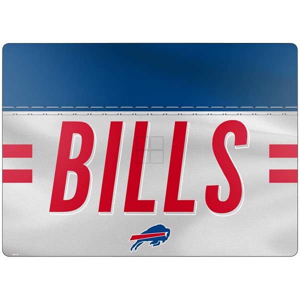 NFL Buffalo Bills White Striped Surface Laptop 7 13.8in Skin
