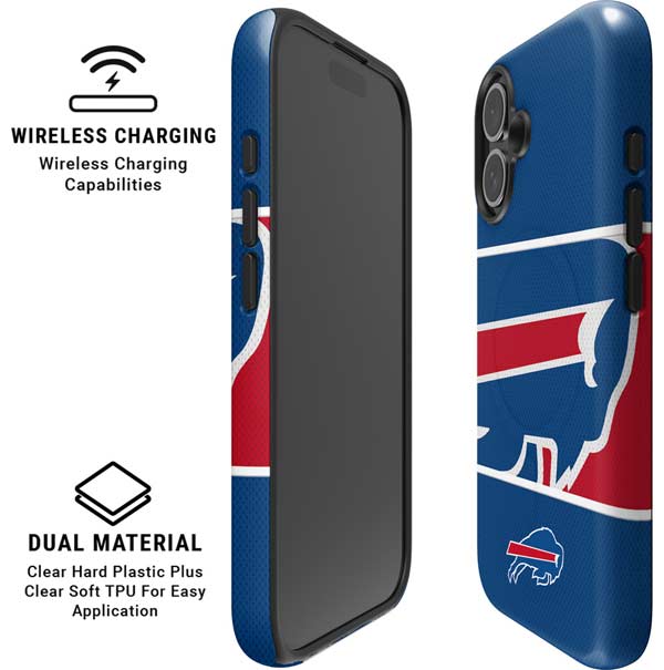 NFL Buffalo Bills Zone Block iPhone 16 Magsafe Impact Case