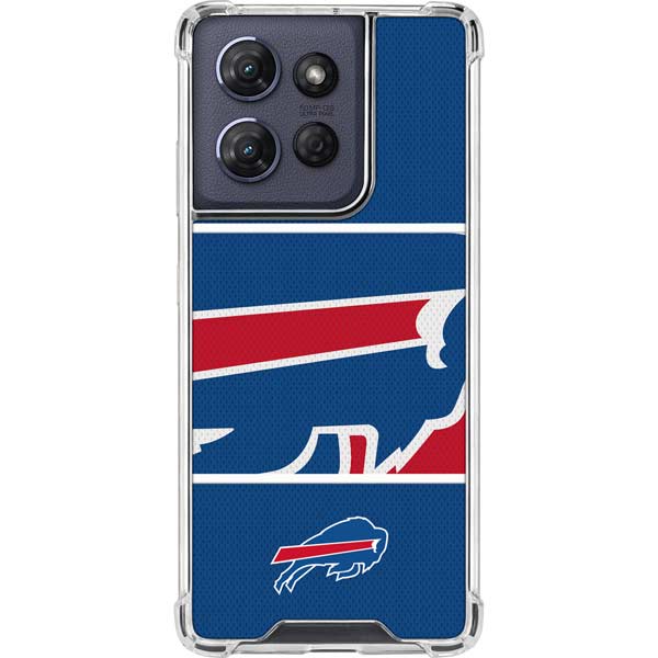 NFL Buffalo Bills Zone Block Moto G 5G (2025) Clear Case