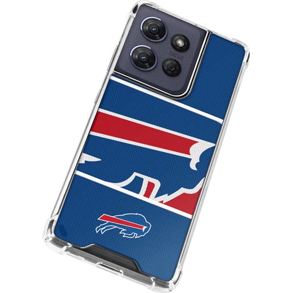 NFL Buffalo Bills Zone Block Moto G Power 5G (2025) Clear Case
