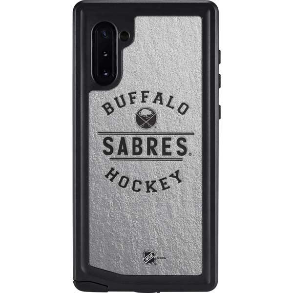 NHL Buffalo Sabres Black Text Galaxy Cases