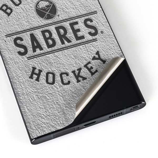NHL Buffalo Sabres Black Text Galaxy Skins