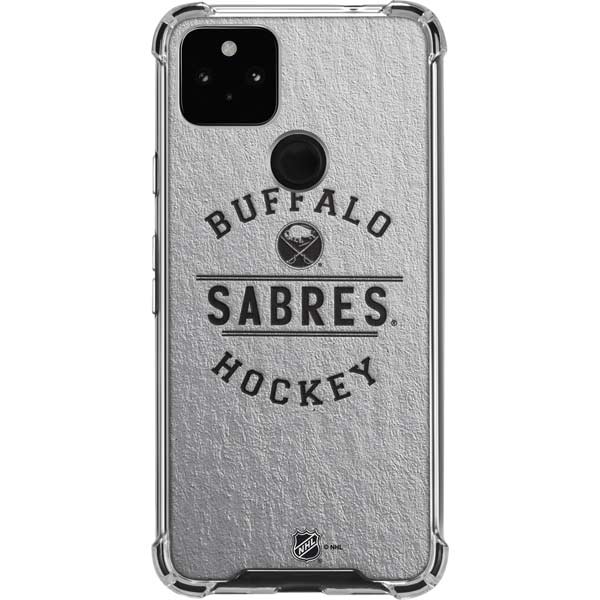 NHL Buffalo Sabres Black Text Pixel Cases