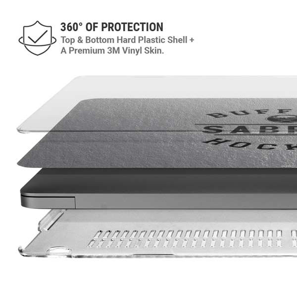 NHL Buffalo Sabres Black Text MacBook Cases
