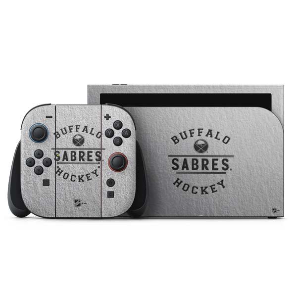 NHL Buffalo Sabres Black Text Nintendo Skins