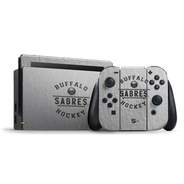 NHL Buffalo Sabres Black Text Nintendo Skins