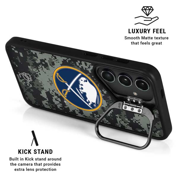 NHL Buffalo Sabres Camo Galaxy S26 Kickstand Case