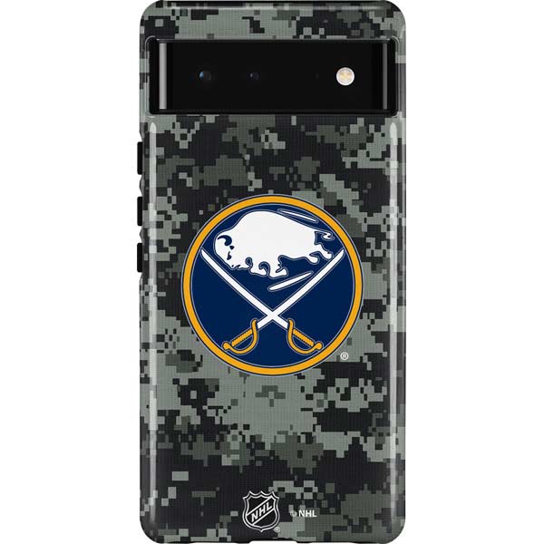 NHL Buffalo Sabres Camo Pixel Cases