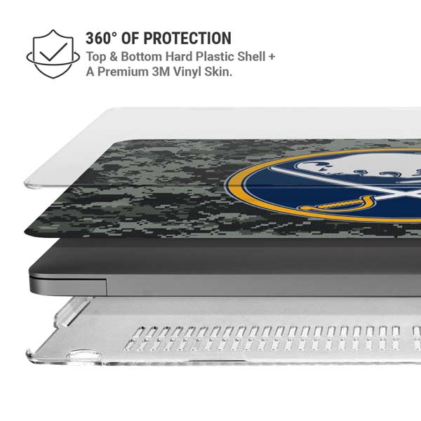 NHL Buffalo Sabres Camo MacBook Cases