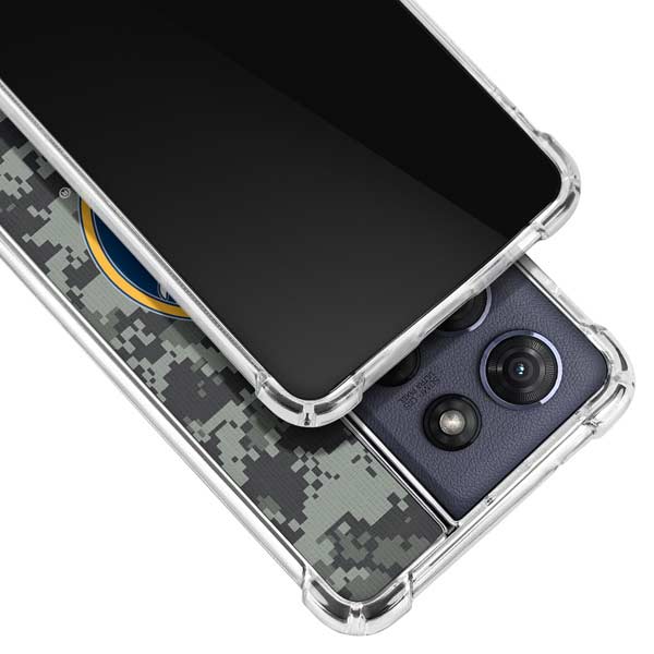 NHL Buffalo Sabres Camo Moto G 5G (2025) Clear Case