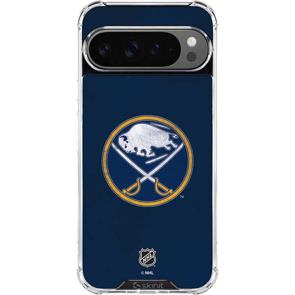 NHL Buffalo Sabres Distressed Google Pixel 10 Pro Clear Case