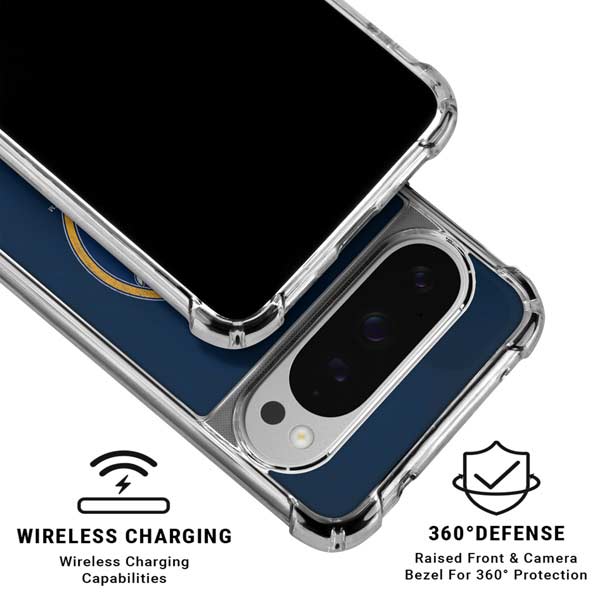 NHL Buffalo Sabres Distressed Google Pixel 10 Pro Clear Case