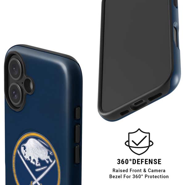 NHL Buffalo Sabres Distressed iPhone 16 Plus Magsafe Impact Case