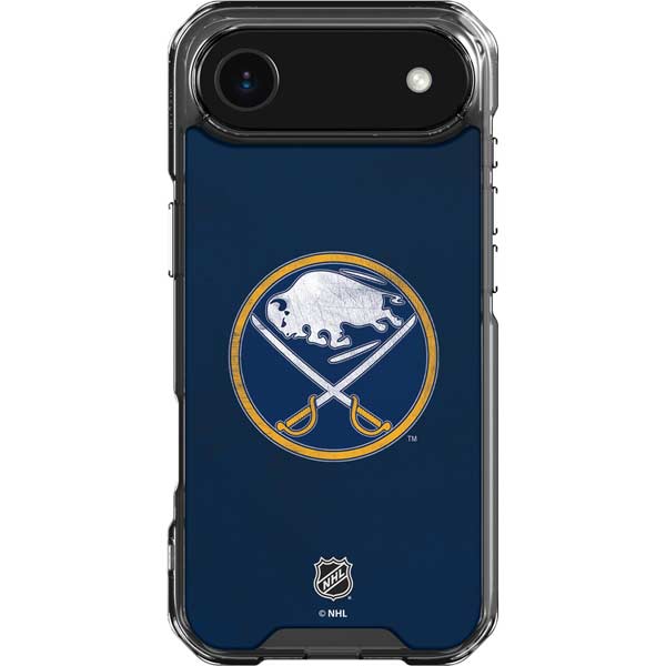 NHL Buffalo Sabres Distressed iPhone 17 Air Clear Case