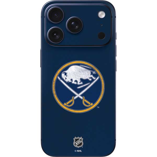 NHL Buffalo Sabres Distressed iPhone 17 Pro Max Skin
