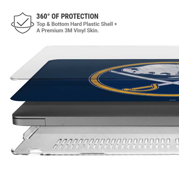 NHL Buffalo Sabres Distressed MacBook Cases