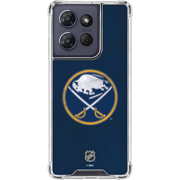 NHL Buffalo Sabres Distressed Moto G Power 5G (2025) Clear Case