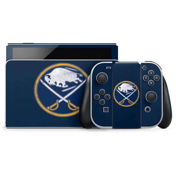 NHL Buffalo Sabres Distressed Nintendo Skins