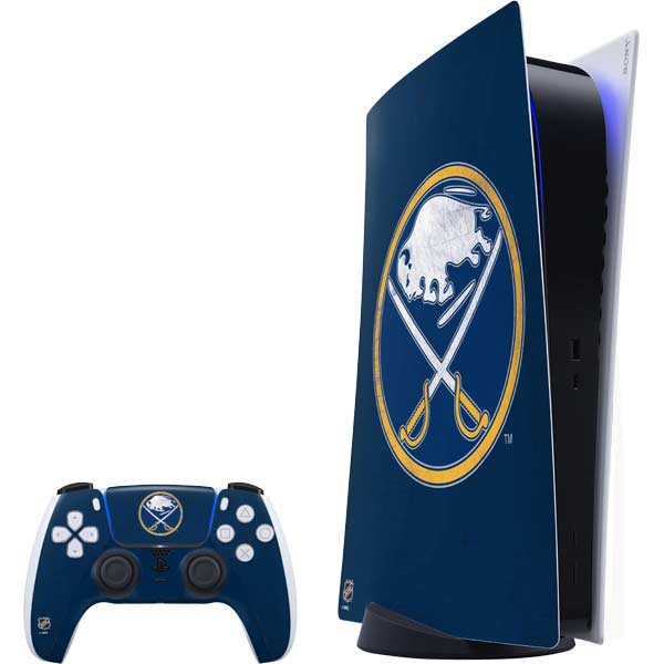 NHL Buffalo Sabres Distressed PlayStation PS5 Skins