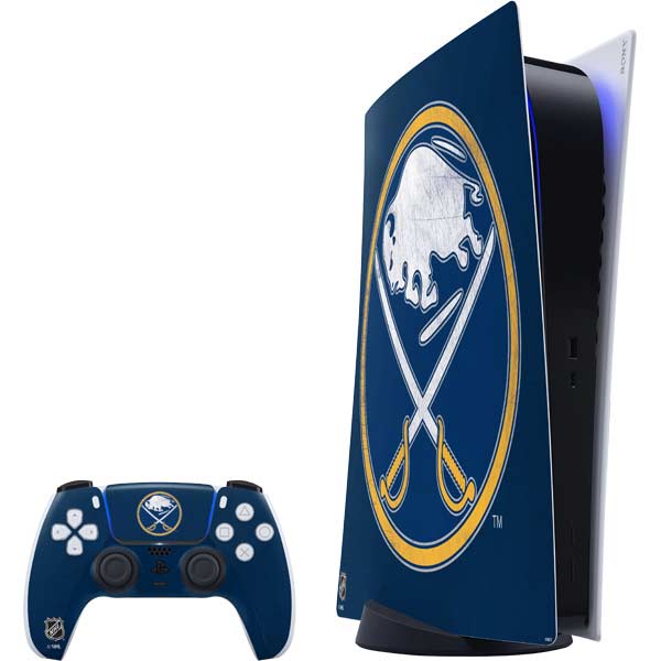NHL Buffalo Sabres Distressed PlayStation PS5 Skins