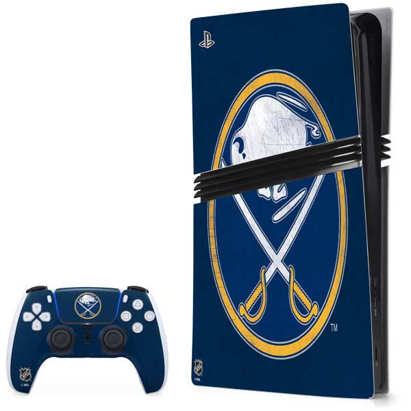 NHL Buffalo Sabres Distressed PlayStation PS5 Skins