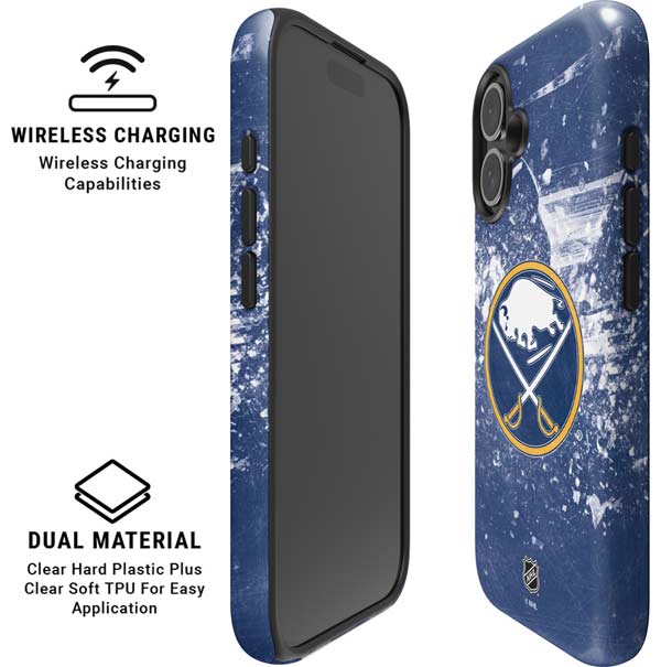 NHL Buffalo Sabres Frozen iPhone 16 Magsafe Impact Case