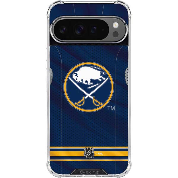 NHL Buffalo Sabres Home Jersey Google Pixel 10 Pro XL Clear Case
