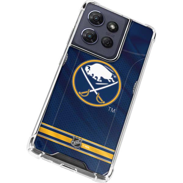 NHL Buffalo Sabres Home Jersey Moto G 5G (2025) Clear Case