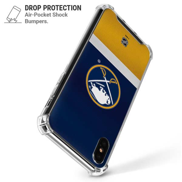NHL Buffalo Sabres Jersey iPhone X/XS Clear Case