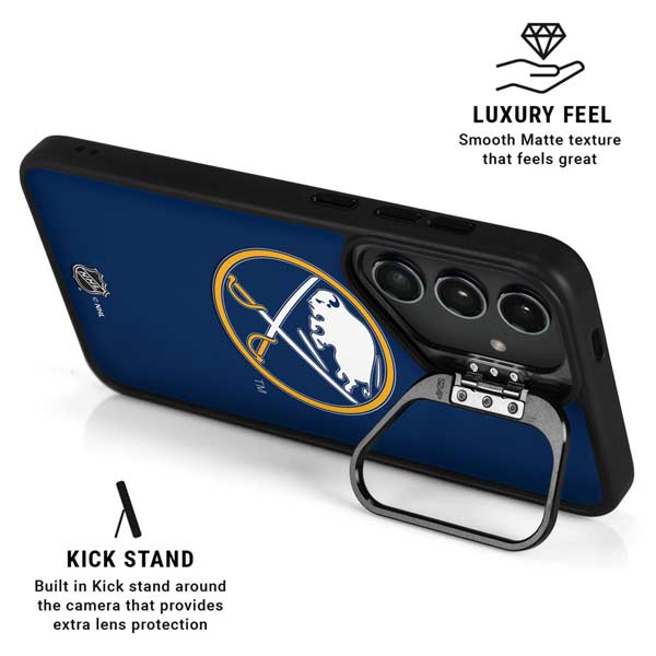 NHL Buffalo Sabres Solid Background Galaxy S26 Ultra Kickstand Case