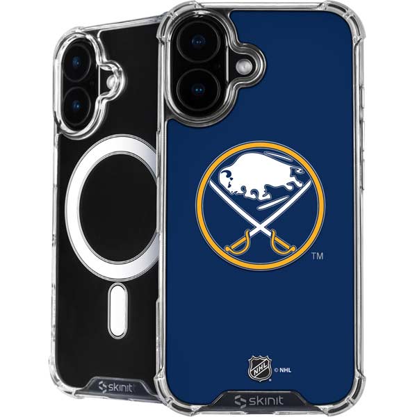 NHL Buffalo Sabres Solid Background iPhone 16 MagSafe Case