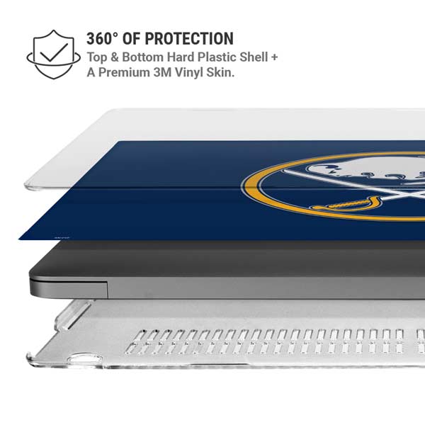 NHL Buffalo Sabres Solid Background MacBook Cases