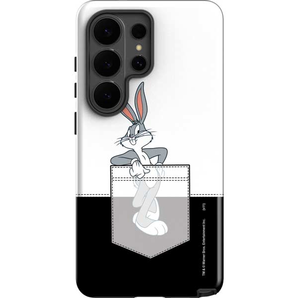 Looney Tunes Bugs Bunny Black White Galaxy S26 Ultra Impact Case