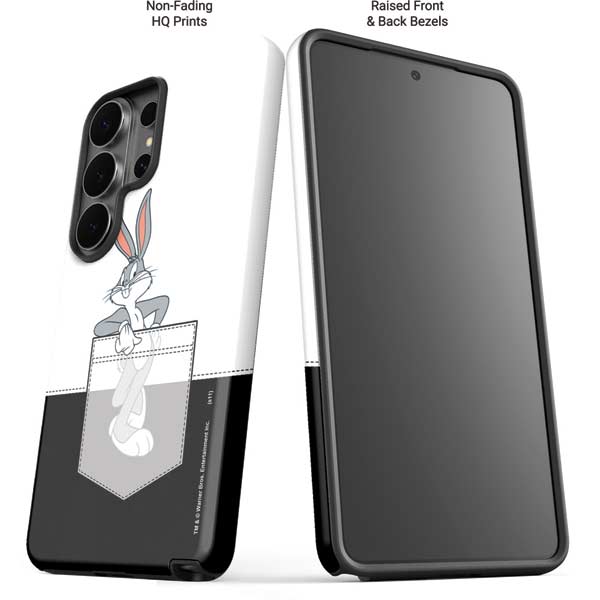 Looney Tunes Bugs Bunny Black White Galaxy S26 Ultra Impact Case