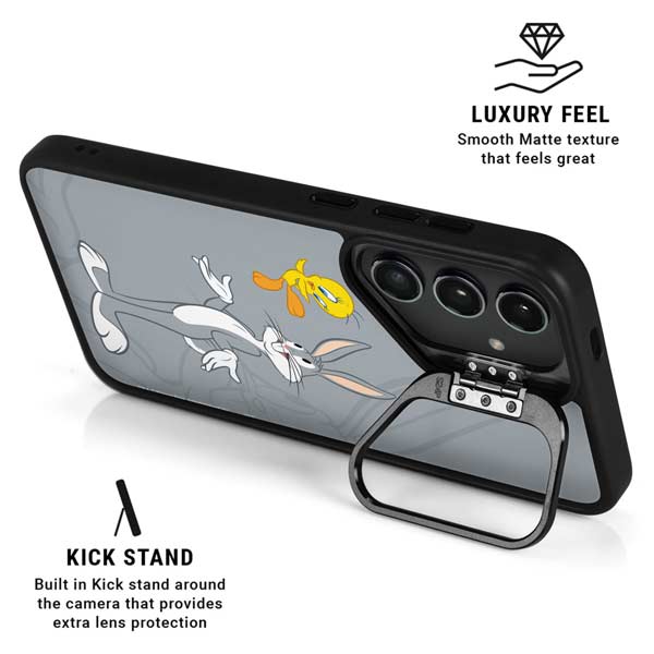 Looney Tunes Bugs Bunny Double Galaxy S26 Ultra Kickstand Case