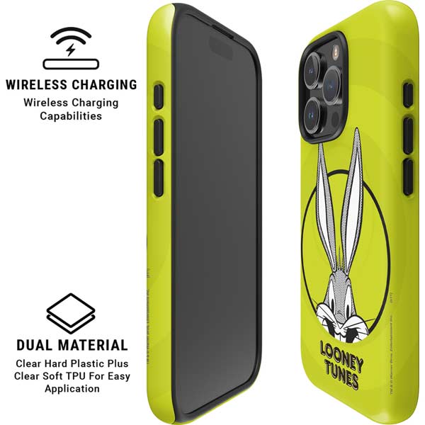 Looney Tunes Bugs Bunny Full iPhone 16 Pro Magsafe Impact Case