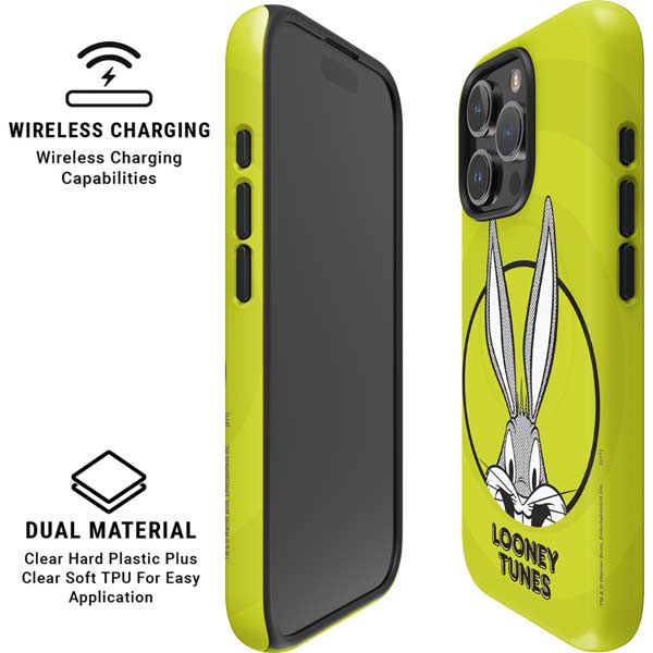 Looney Tunes Bugs Bunny Full iPhone 16 Pro Max Magsafe Impact Case