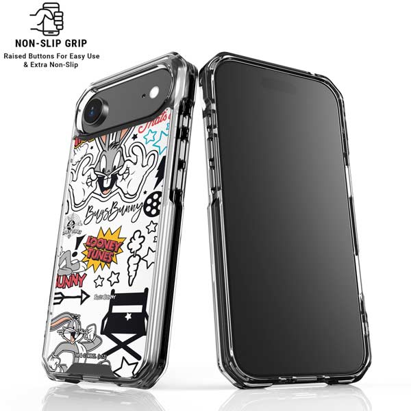 Looney Tunes Bugs Bunny Patches iPhone 17 Air Clear Case