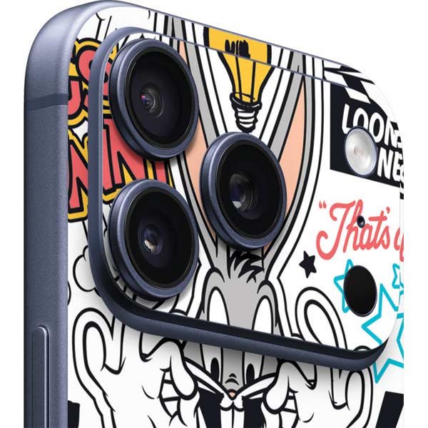 Looney Tunes Bugs Bunny Patches iPhone 17 Pro Max Skin