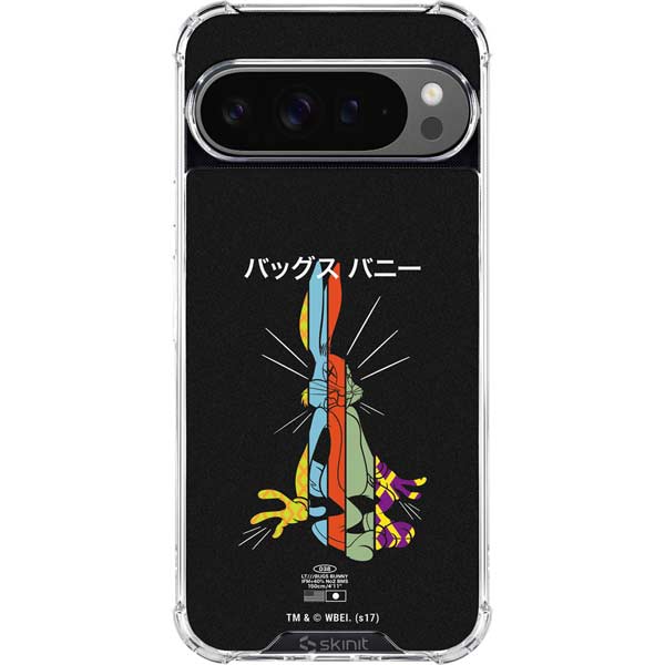 Looney Tunes Bugs Bunny Sliced Juxtapose Google Pixel 10 Pro Clear Case