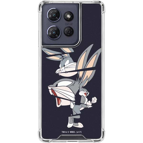 Looney Tunes Bugs Bunny Sliced Moto G 5G (2025) Clear Case