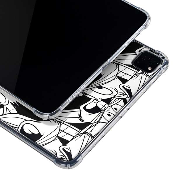 Looney Tunes Bugs Bunny Super Sized Pattern iPad Pro 11in (2024) Clear Case