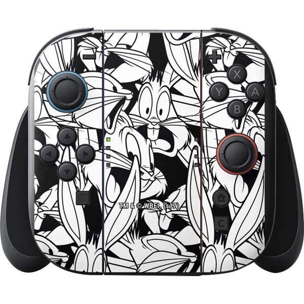Looney Tunes Bugs Bunny Super Sized Pattern Nintendo Switch 2 (2025) with Joy-Con Skin