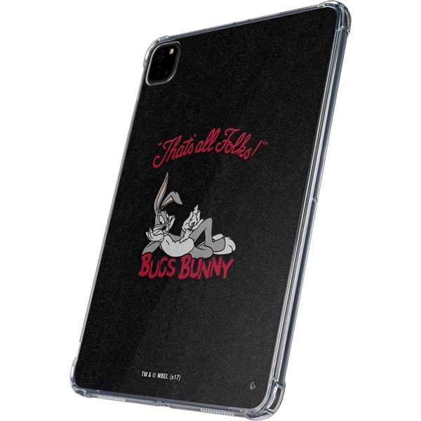 Looney Tunes Bugs Bunny Thats All Folks iPad Pro 11in (2024) Clear Case