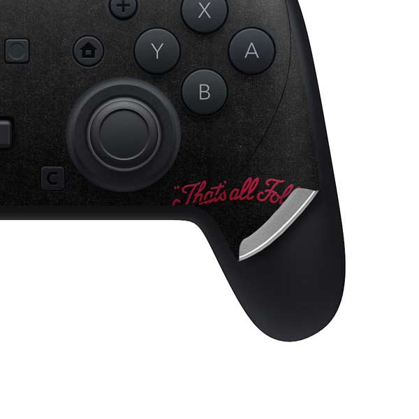 Looney Tunes Bugs Bunny Thats All Folks Nintendo Switch 2 (2025) Pro Controller Skin