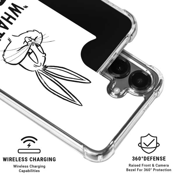 Looney Tunes Bugs Bunny Whats Up Doc Galaxy S26 Clear Case