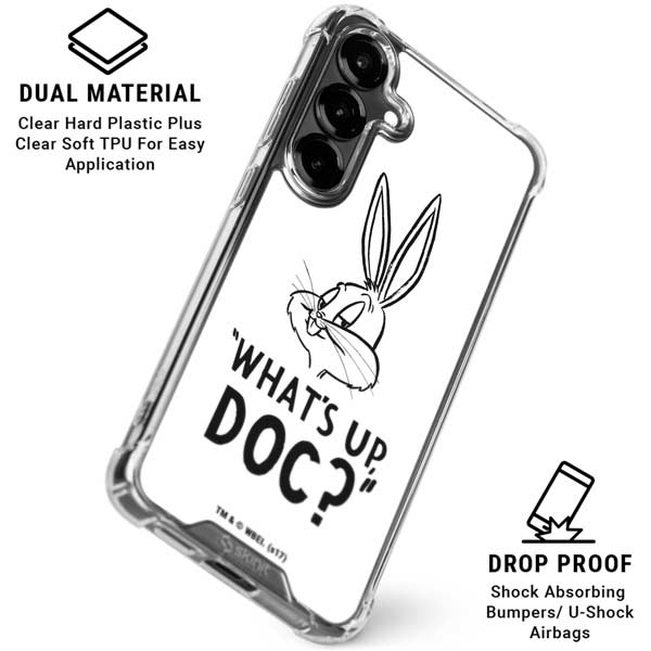 Looney Tunes Bugs Bunny Whats Up Doc Galaxy S26 Clear Case