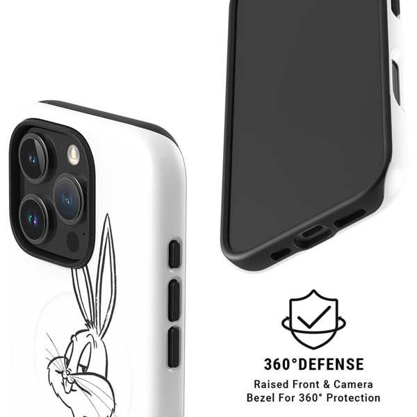 Looney Tunes Bugs Bunny Whats Up Doc iPhone 16 Pro Magsafe Impact Case