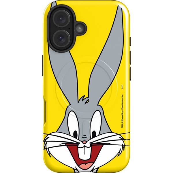 Looney Tunes Bugs Bunny Zoomed In iPhone 16 Plus Magsafe Impact Case