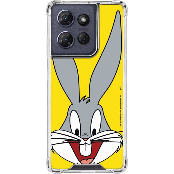 Looney Tunes Bugs Bunny Zoomed In Moto G Play 5G (2025) Clear Case